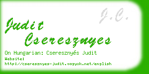 judit cseresznyes business card